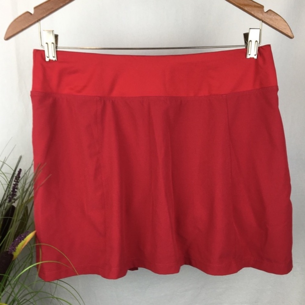 Fila Red Tennis Skirt Skort With Shorts M